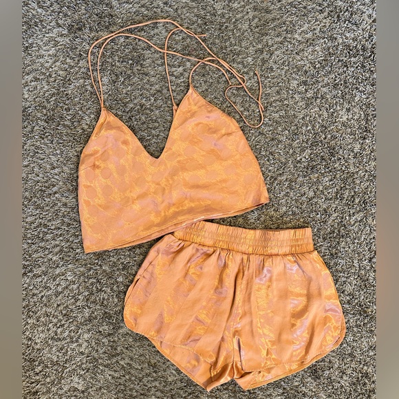 Burnt orange pajama set - Picture 2 of 6